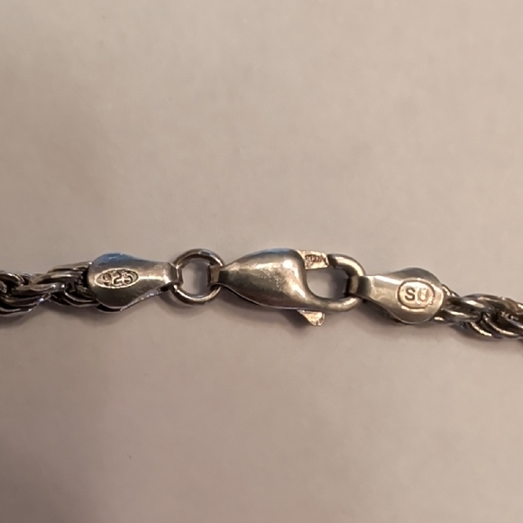 Sterling Silver Rope Chain - Picture 3 of 6